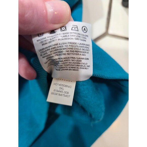 Vtg Air Michael Jordan MJ Sweatshirt Long Sleeve 3XL NBA Embroidered Jumpman Y2K - Picture 4 of 4